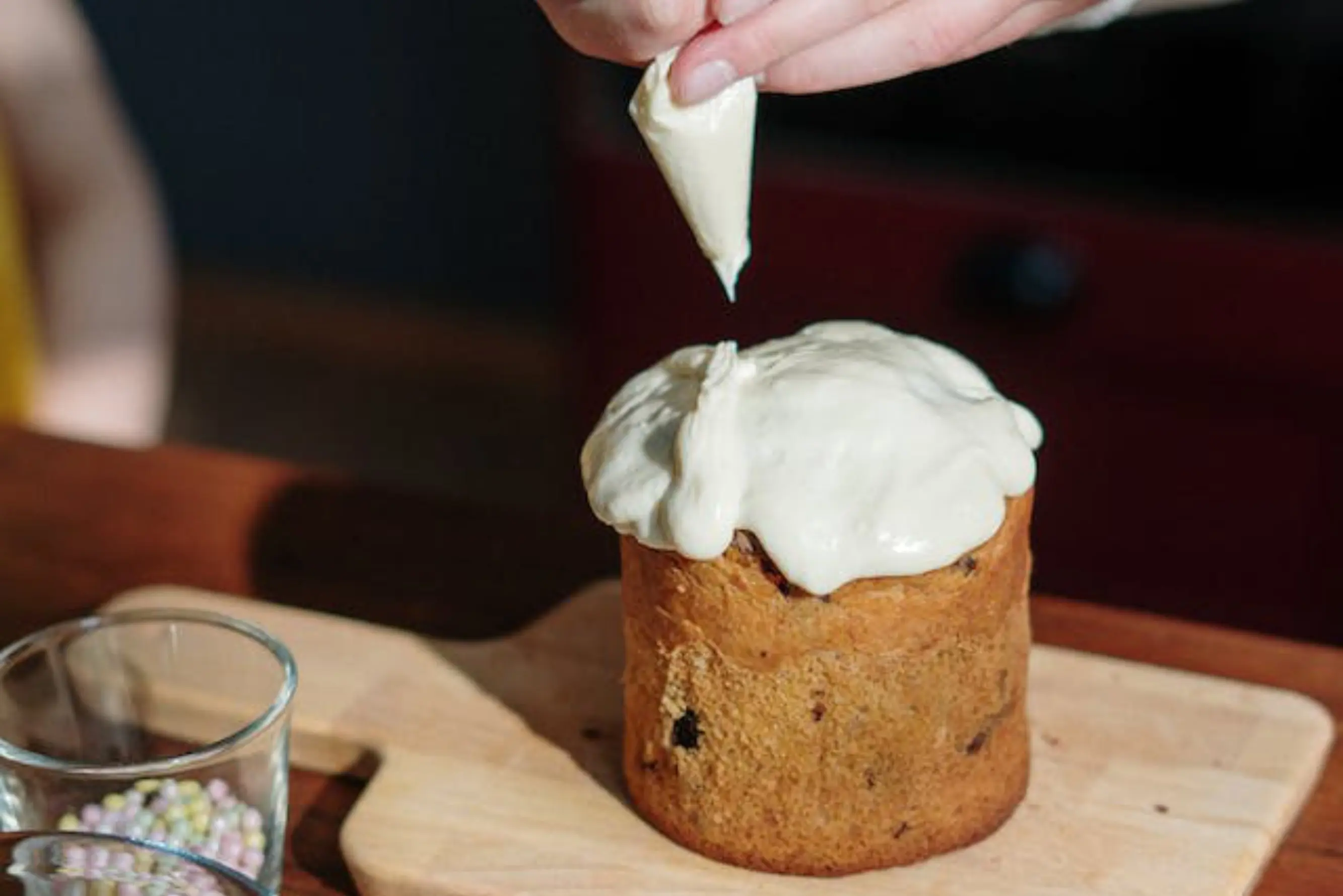 Pan Dulce Cubierto de Glasé